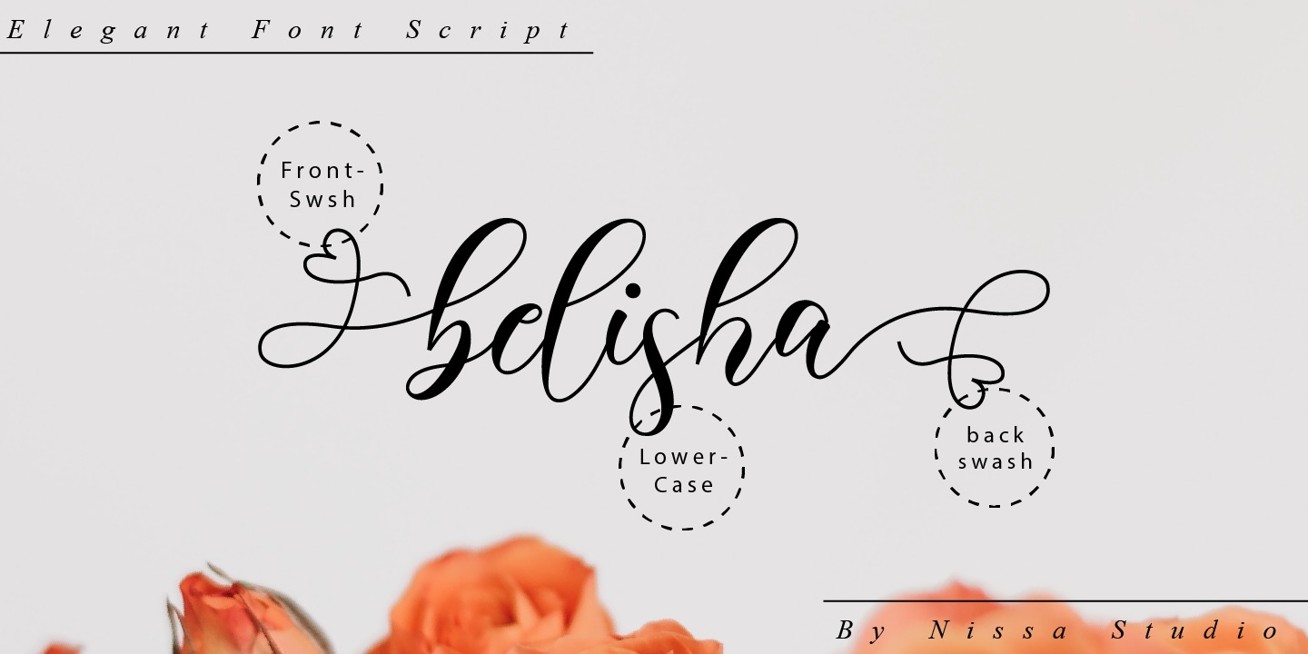 Пример шрифта Belisha #4